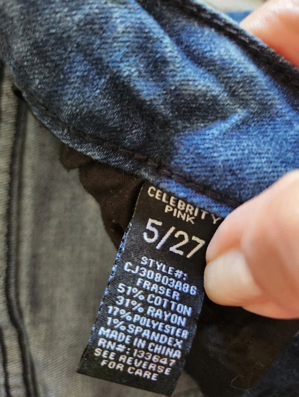 Celebrity Pink Blue Denim Shorts